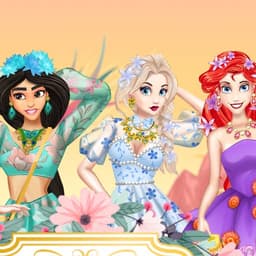 Floral Outfit For The Princess