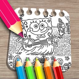 Sponge on the Run Coloring Book