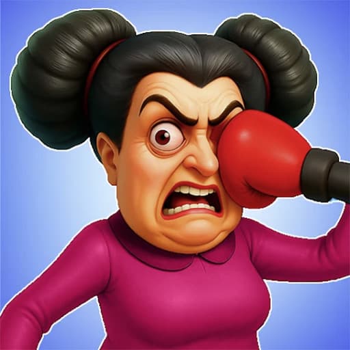 Crazy Aunty: Slap &amp; Punch